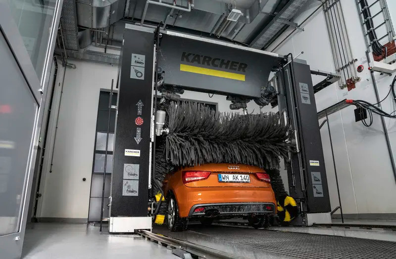 Применение тормоза INTORQ BFK458 на портальной автомойке Karcher
